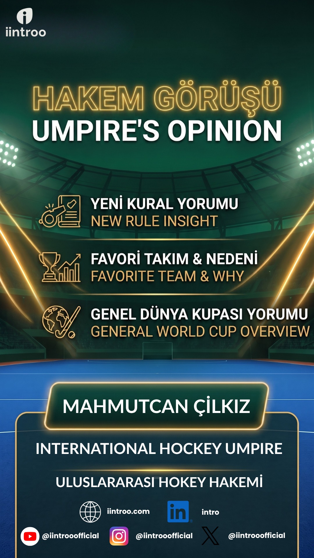 Original iintroo cover: Mahmutcan Çilkız — Umpire’s Opinion